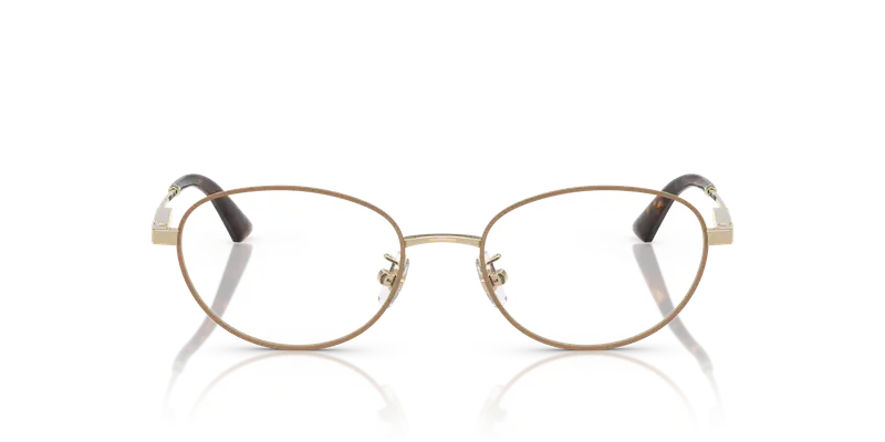 Jimmy Choo Donna JC2009D 3019 Montature da vista Acciaio Marrone Trasparente Rotonda Normale miniatura 2