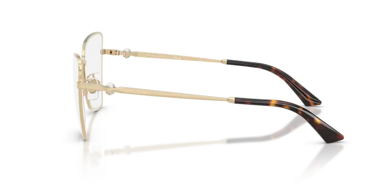 Jimmy Choo Donna JC2010HB 3006 Montature da vista Metallo Oro Trasparente Geometrica Normale miniatura 3