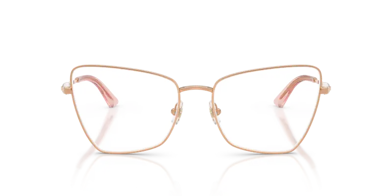 Jimmy Choo Donna JC2010HB 3008 Montature da vista Metallo Oro Trasparente Geometrica Normale miniatura 2