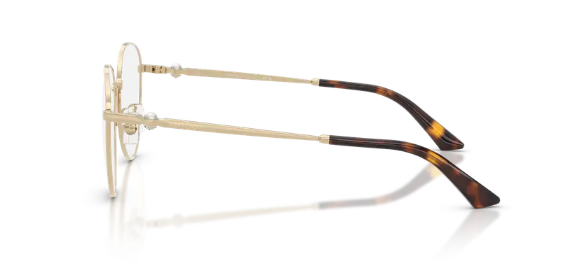 Jimmy Choo Donna JC2013HD 3006 Montature da vista Metallo Oro Trasparente Rotonda Normale miniatura 3