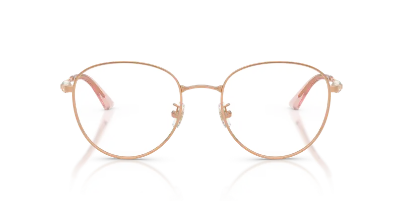 Jimmy Choo Donna JC2013HD 3008 Montature da vista Metallo Oro Trasparente Rotonda Normale miniatura 2