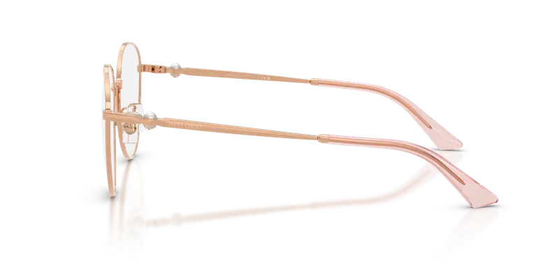 Jimmy Choo Donna JC2013HD 3008 Montature da vista Metallo Oro Trasparente Rotonda Normale miniatura 3