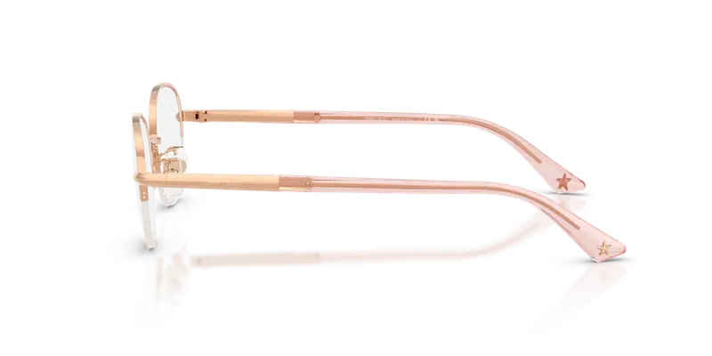 Jimmy Choo Donna JC2014D 3008 Montature da vista Metallo Oro Trasparente Rotonda Normale miniatura 3