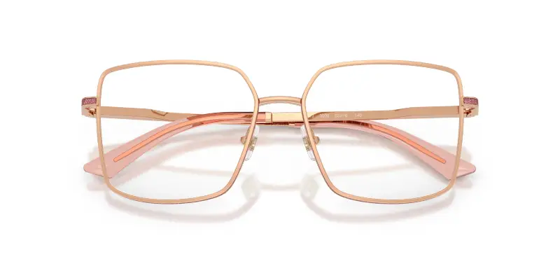 Donna JC2017J 3008 Montature da vista Metallo Oro Trasparente Squadrata Normale miniatura 2