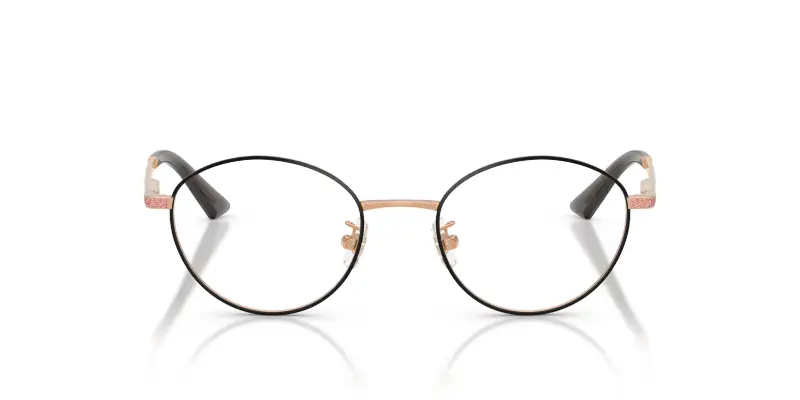 Donna JC2018JD 3022 Montature da vista Metallo Rosa Trasparente Rotonda Normale miniatura 3