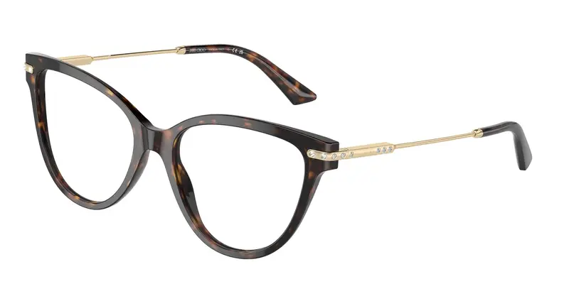 Jimmy Choo Donna JC3001B 5002 Montature da vista Acetato Havana  Cat Eye