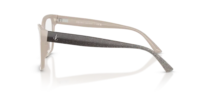 Jimmy Choo Donna JC3006U 5033 Montature da vista Acetato Marrone Trasparente Pillow Normale miniatura 3