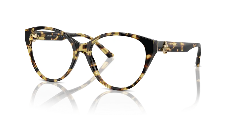 Jimmy Choo Donna JC3009 5004 Montature da vista Acetato Havana Cat Eye miniatura 3