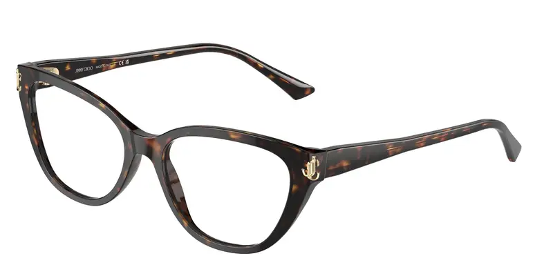 Jimmy Choo Donna JC3011 5002 Montature da vista Acetato Havana  Cat Eye