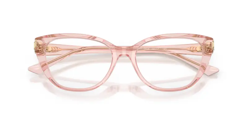 Donna JC3011 5034 Montature da vista Acetato Rosa Trasparente Cat Eye Normale miniatura 2