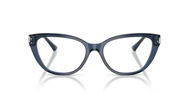 Donna JC3011 5035 Montature da vista Acetato Blu Trasparente Cat Eye Normale miniatura 3
