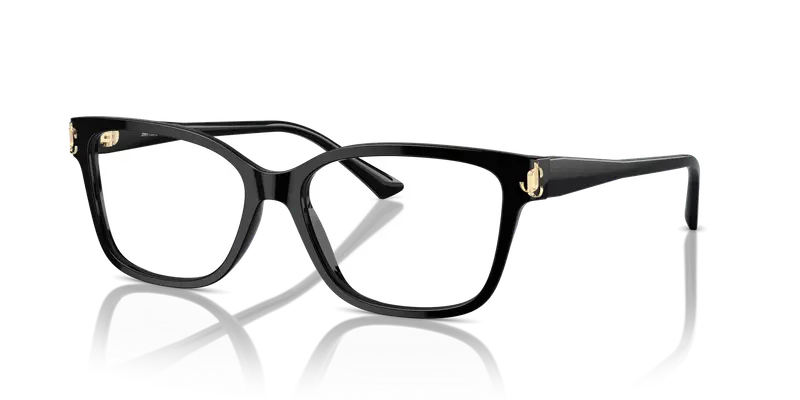 Jimmy Choo Donna JC3012 5000 Montature da vista Acetato Nero Pillow miniatura 3