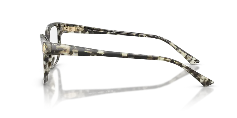 Jimmy Choo Donna JC3012 5068 Montature da vista Acetato Bianco Trasparente Pillow Normale miniatura 3