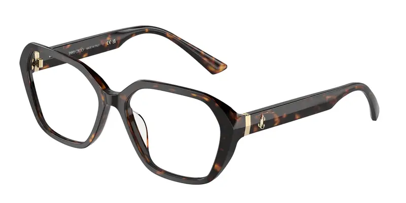 Jimmy Choo Donna JC3013U 5002 Montature da vista Acetato Havana  Farfalla