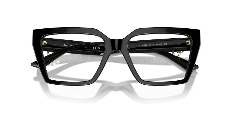 Donna JC3017U 5053 Montature da vista Acetato Nero Cat Eye miniatura 2