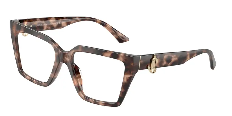Jimmy Choo Donna JC3017U  5070 Montature da vista Acetato Tartaruga Trasparente Cat Eye Normale