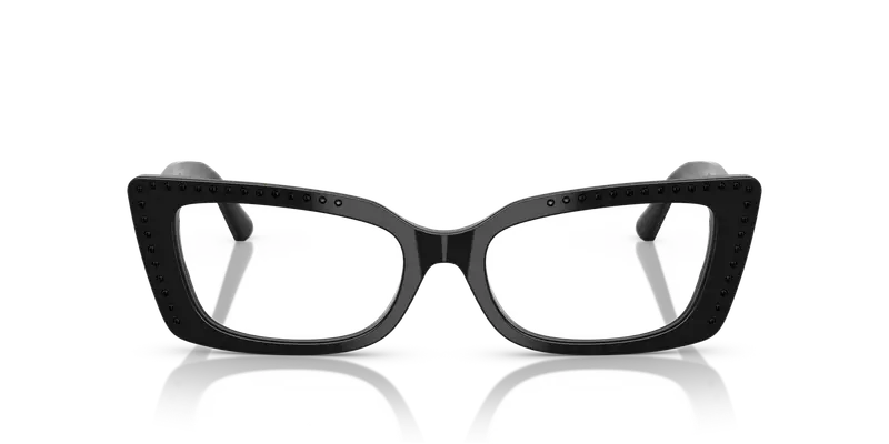 Jimmy Choo Donna JC3018B 5017 Montature da vista Acetato Nero Trasparente Cat Eye Normale miniatura 2