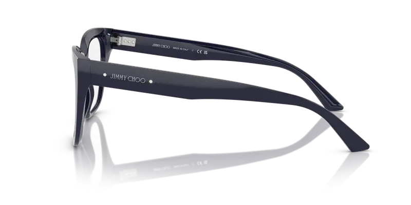 Jimmy Choo Donna JC3019B 5016 Montature da vista Acetato Blu Trasparente Squadrata Normale miniatura 3