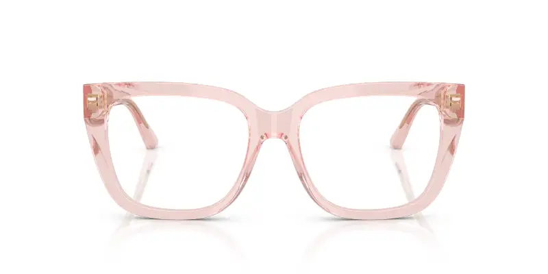 Donna JC3019B 5034 Montature da vista Acetato Rosa Trasparente Squadrata Normale miniatura 3