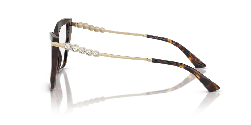 Jimmy Choo Donna JC3020B 5002 Montature da vista Acetato Tartaruga Trasparente Cat Eye Normale miniatura 3