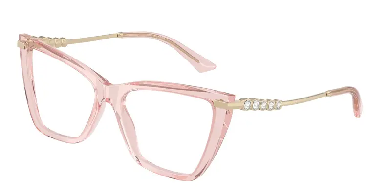 Jimmy Choo Donna JC3020B  5034 Montature da vista Acetato Rosa Trasparente Cat Eye Normale