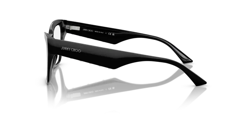 Jimmy Choo Donna JC3021H 5000 Montature da vista Acetato Nero Trasparente Cat Eye Normale miniatura 3