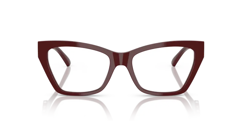 Jimmy Choo Donna JC3021H 5057 Montature da vista Acetato Rosso Trasparente Cat Eye Normale miniatura 2