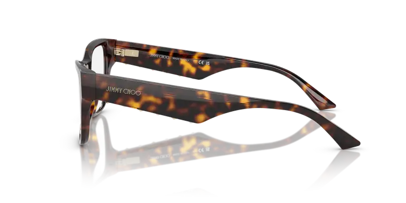 Jimmy Choo Donna JC3022H 5002 Montature da vista Acetato Tartaruga Trasparente Pillow Normale miniatura 3