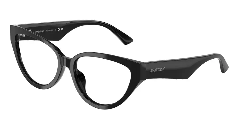 Jimmy Choo Donna JC3023HU  5000 Montature da vista Acetato Nero Trasparente Cat Eye Normale