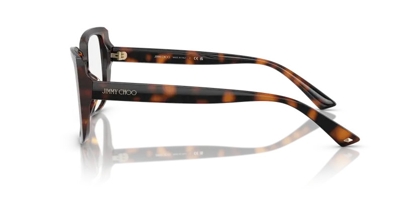 Jimmy Choo Donna JC3024U 5002 Montature da vista Acetato Tartaruga Trasparente Farfalla Normale miniatura 3