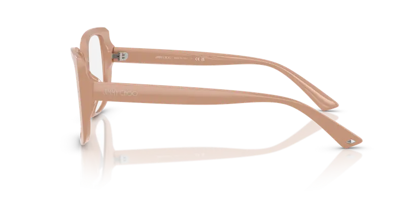 Jimmy Choo Donna JC3024U 5019 Montature da vista Acetato Rosa Trasparente Farfalla Normale miniatura 3