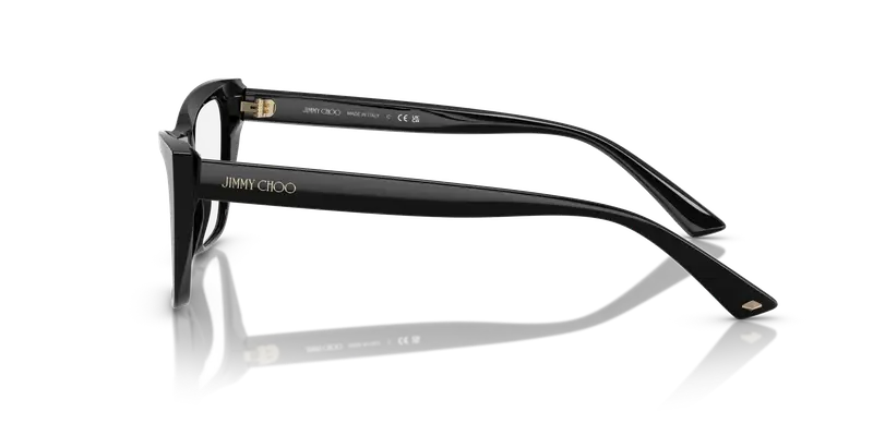 Jimmy Choo Donna JC3025 5000 Montature da vista Acetato Nero Trasparente Cat Eye Normale miniatura 3