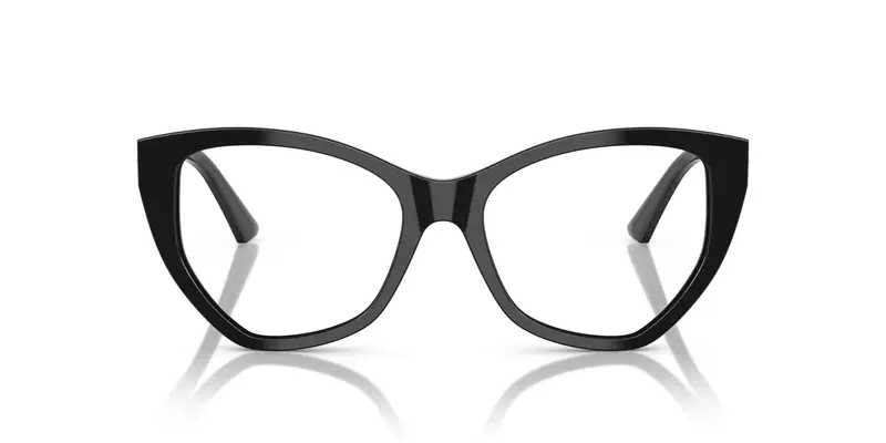 Jimmy Choo Donna JC3026 5000 Montature da vista Acetato Nero Trasparente Geometrica Normale miniatura 2