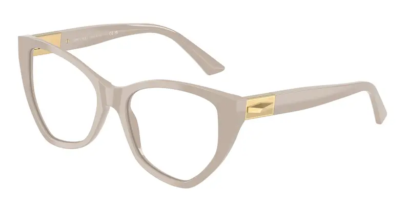 Jimmy Choo Donna JC3026  5033 Montature da vista Acetato Grigio Trasparente Geometrica Normale