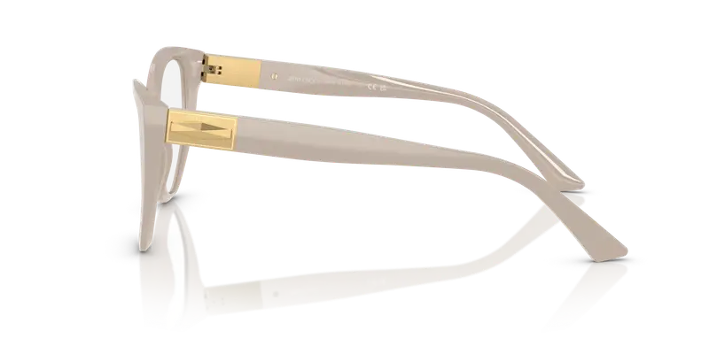 Jimmy Choo Donna JC3026 5033 Montature da vista Acetato Grigio Trasparente Geometrica Normale miniatura 3