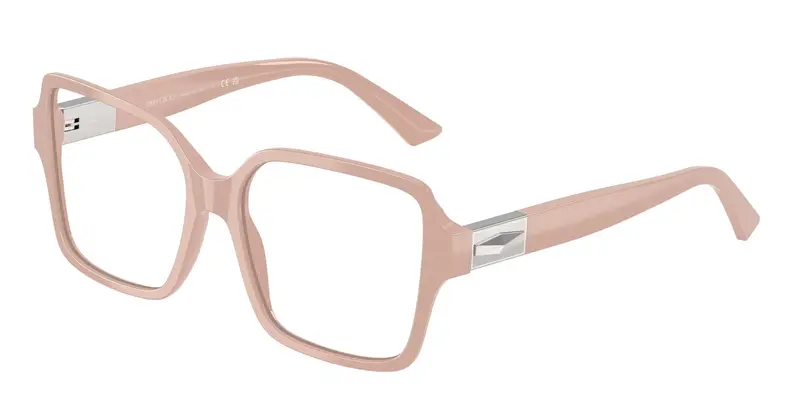 Jimmy Choo Donna JC3027  5014 Montature da vista Acetato Rosa Trasparente Squadrata Normale