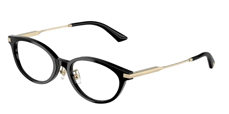 Jimmy Choo Donna JC3029D  5000 Montature da vista Acetato Nero Trasparente Rotonda Normale