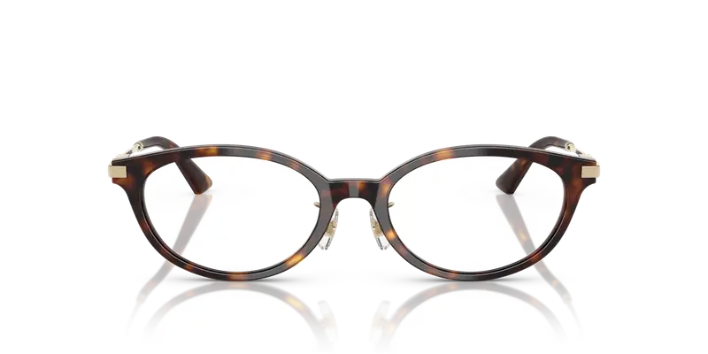 Jimmy Choo Donna JC3029D 5002 Montature da vista Acetato Tartaruga Trasparente Rotonda Normale miniatura 2