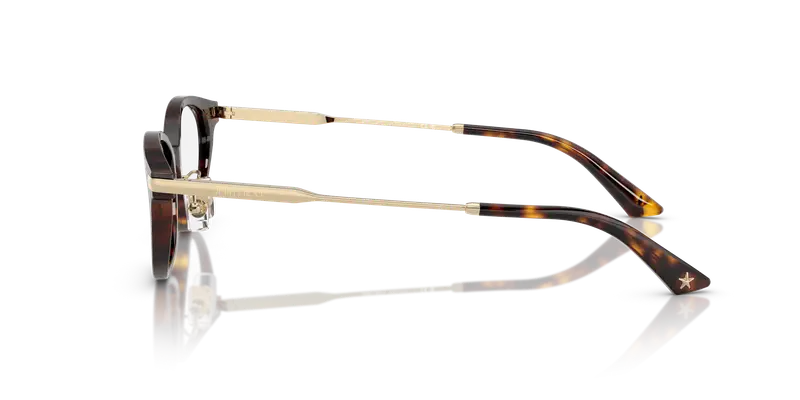 Jimmy Choo Donna JC3029D 5002 Montature da vista Acetato Tartaruga Trasparente Rotonda Normale miniatura 3