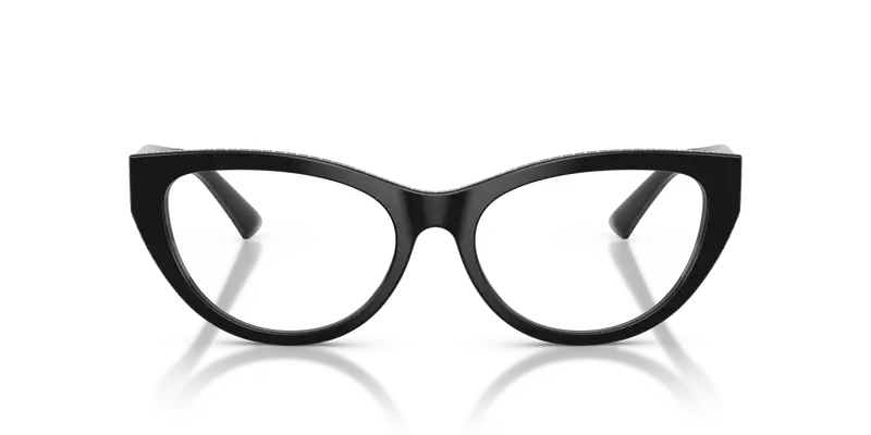 Jimmy Choo Donna JC3030B 5000 Montature da vista Acetato Nero Trasparente Cat Eye Normale miniatura 2