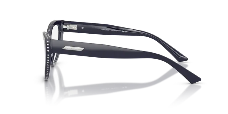 Jimmy Choo Donna JC3030B 5016 Montature da vista Acetato Blu Trasparente Cat Eye Normale miniatura 3