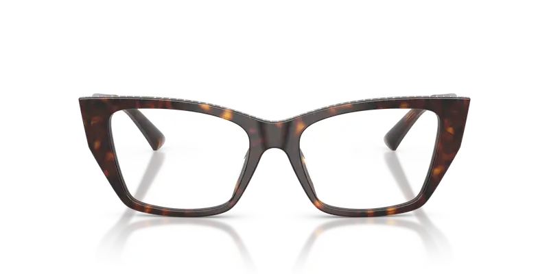 Jimmy Choo Donna JC3031BU 5002 Montature da vista Acetato Tartaruga Trasparente Cat Eye Normale miniatura 2