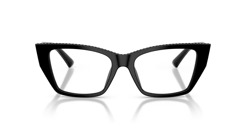 Jimmy Choo Donna JC3031BU 5017 Montature da vista Acetato Nero Trasparente Cat Eye Normale miniatura 2