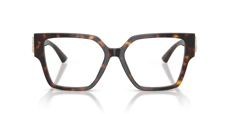 Jimmy Choo Donna JC3032B 5002 Montature da vista Acetato Tartaruga Trasparente Squadrata Normale miniatura 2