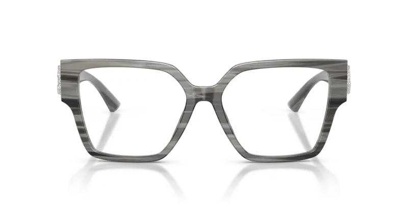 Jimmy Choo Donna JC3032B 5063 Montature da vista Acetato Nero Trasparente Squadrata Normale miniatura 2