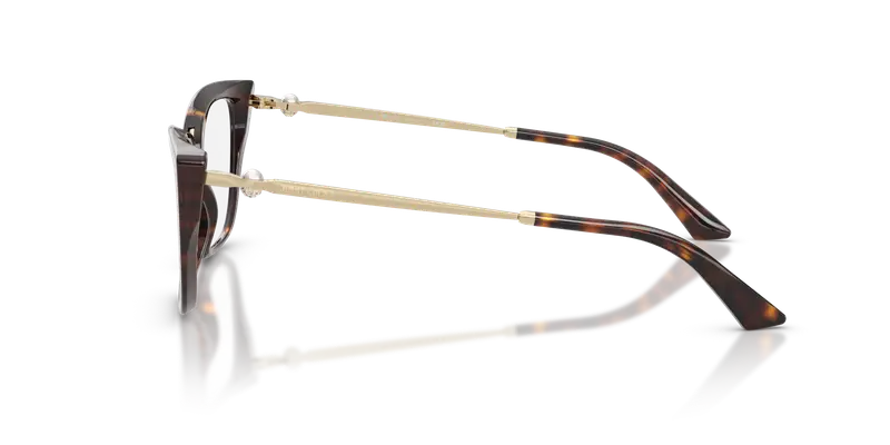 Jimmy Choo Donna JC3034HB 5002 Montature da vista Acetato Tartaruga Trasparente Cat Eye Normale miniatura 3