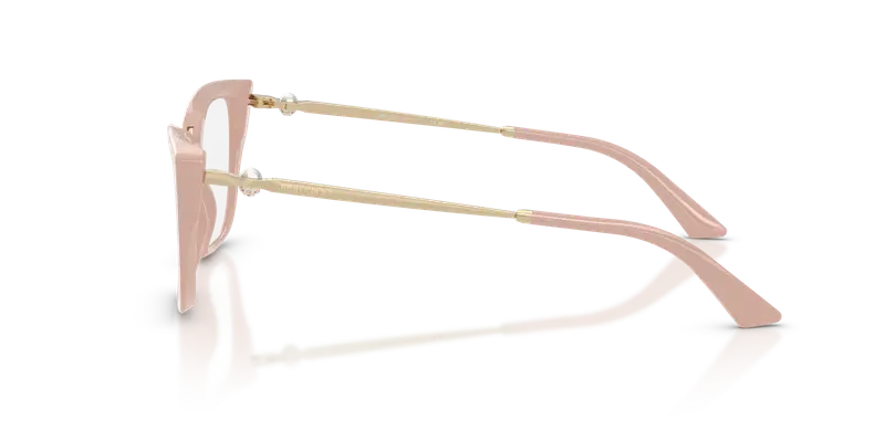 Jimmy Choo Donna JC3034HB 5014 Montature da vista Acetato Rosa Trasparente Cat Eye Normale miniatura 3