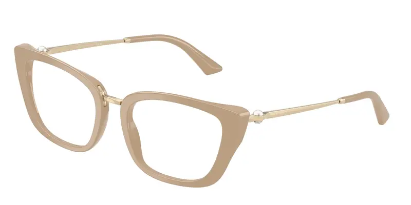 Jimmy Choo Donna JC3034HB  5015 Montature da vista Acetato Marrone Trasparente Cat Eye Normale
