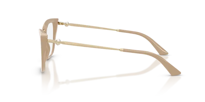 Jimmy Choo Donna JC3034HB 5015 Montature da vista Acetato Marrone Trasparente Cat Eye Normale miniatura 3