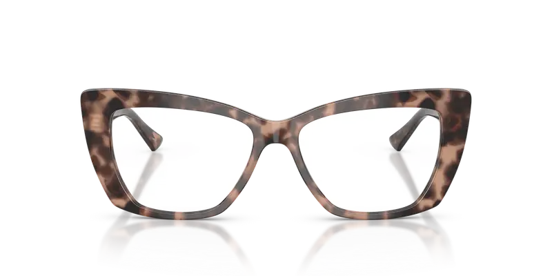 Jimmy Choo Donna JC3036 5070 Montature da vista Acetato Rosa Trasparente Cat Eye Normale miniatura 2